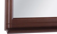 Зеркало ASB-Woodline Берта 85 орех антикварный, с полкой