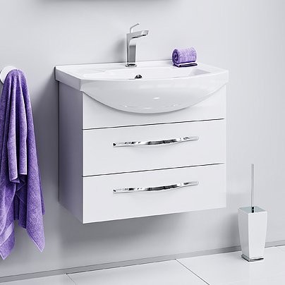 Тумба под раковину Aqwella Allegro 65 с 2 ящиками