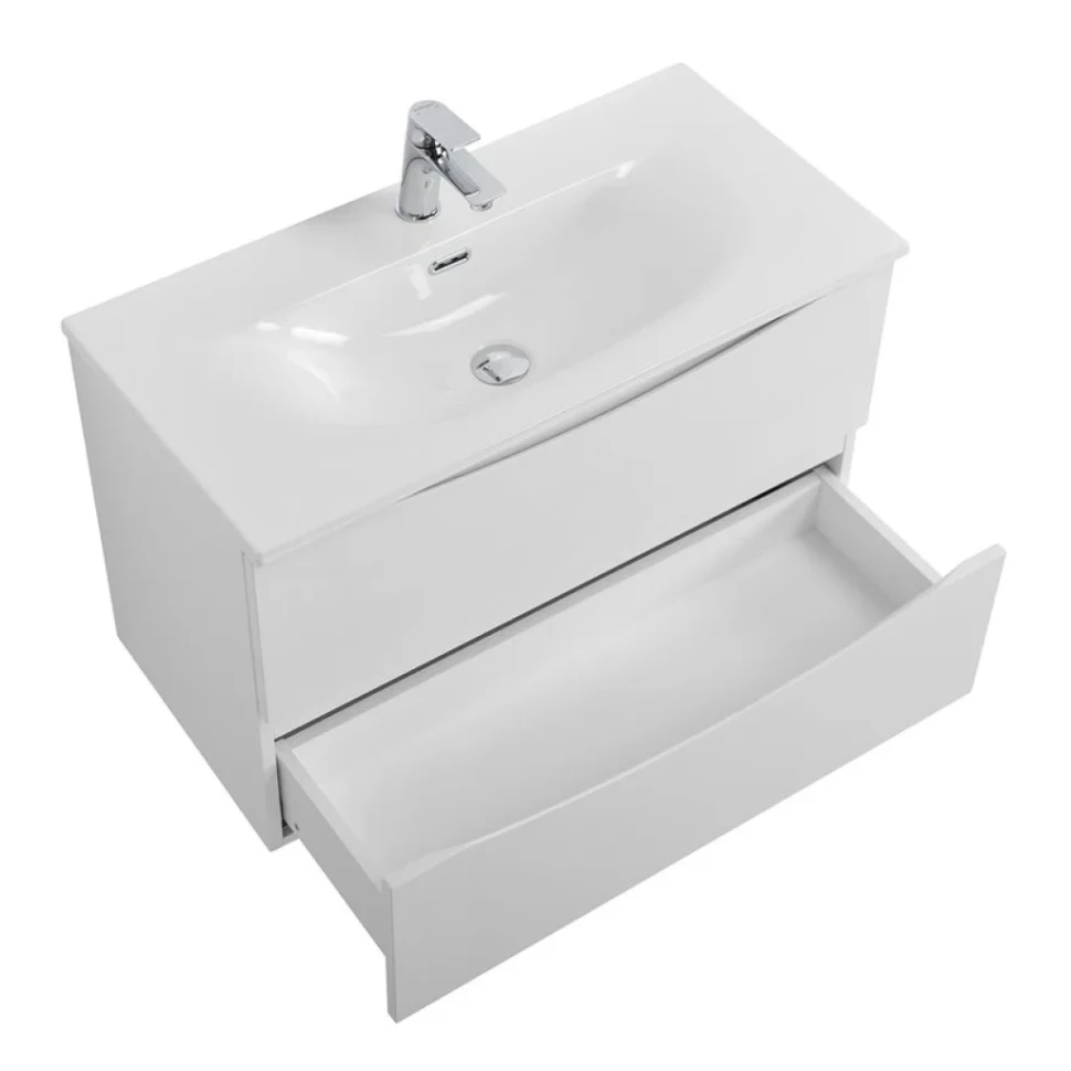 Тумба под раковину BelBagno Marino-cer-mini 70 подвесная, bianco opaco