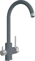 Смеситель для кухни Florentina Клио FL серый шелк
