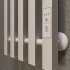 Полотенцесушитель электрический Маргроид Inaro профильный 120х24 R, с крючками, белый матовый
