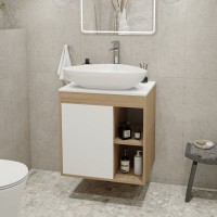 Тумба с раковиной Teymi Nura 60 дуб эврика, матовая белая, раковина Ellie 60