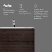 Тумба с раковиной AM.PM Sensation 80 подвесная, табачный дуб