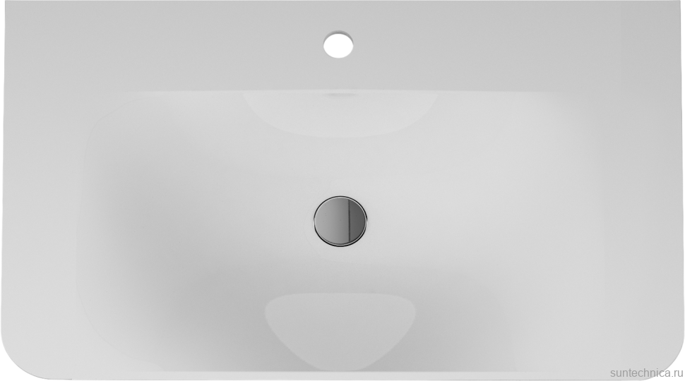 Тумба с раковиной AM.PM Sensation 80 подвесная, табачный дуб