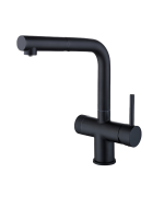 Смеситель для кухни Emar Steel ЕС - 7026 Black