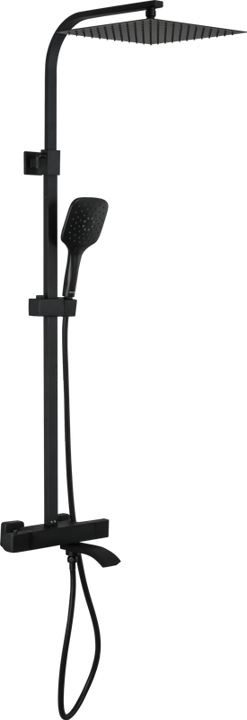 Душевая стойка Gappo G07-6 G2407-60 с термостатом, черная