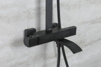 Душевая стойка Gappo G07-6 G2407-60 с термостатом, черная