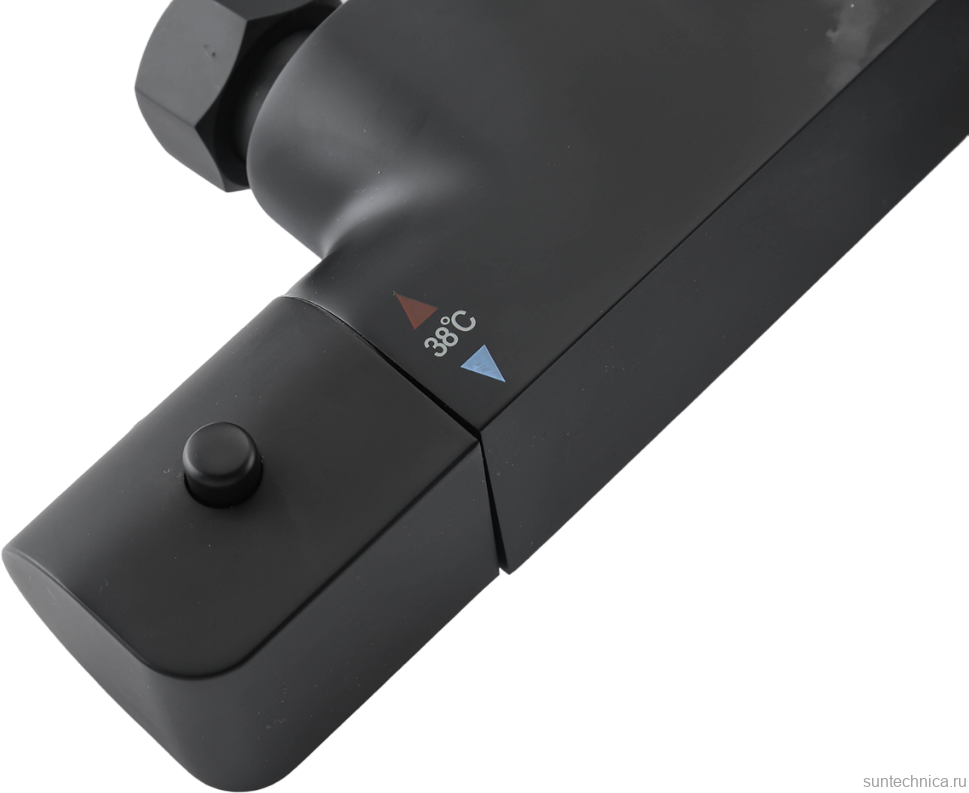 Душевая стойка Gappo G07-6 G2407-60 с термостатом, черная