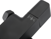 Душевая стойка Gappo G07-6 G2407-60 с термостатом, черная