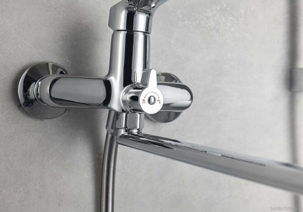 Смеситель для ванны с душем AQUATEK Вега AQ1042CR хром