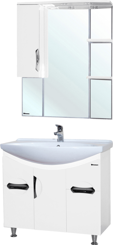 Мебель для ванной комнаты Bellezza Лагуна 85 белая