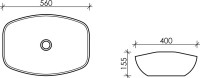 Накладная раковина Ceramicanova Element CN5016