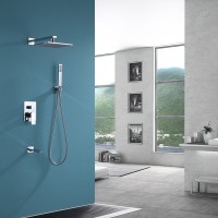Душевой комплект Abber Weiss Insel AF8017 С ВНУТРЕННЕЙ ЧАСТЬЮ, хром