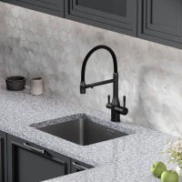 Смеситель для кухни Sancos Garda SC4009MB с гибким изливом, матовый черный