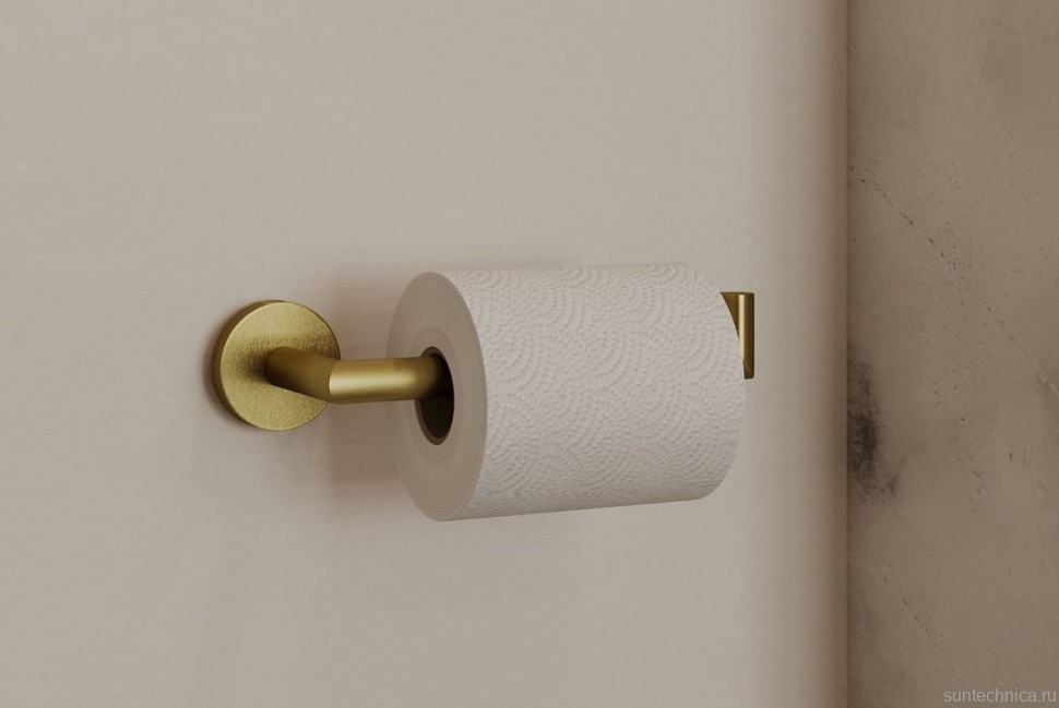 Держатель для туалетной бумаги Allen Brau Priority 6.31007-GB брашированное золото