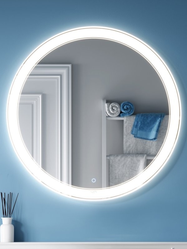 Зеркало круглое Alavann Solis 80 с подсветкой