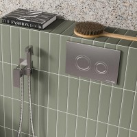Гигиенический душ Wasserkraft Aller A71338 со смесителем, С ВНУТРЕННЕЙ ЧАСТЬЮ, никель