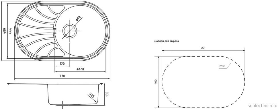 Комплект Мойка IDDIS Suno + Смеситель Acros ACRSB00i05 хром