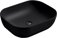 Накладная раковина Vincea VBS-101MB 50 матовая черная