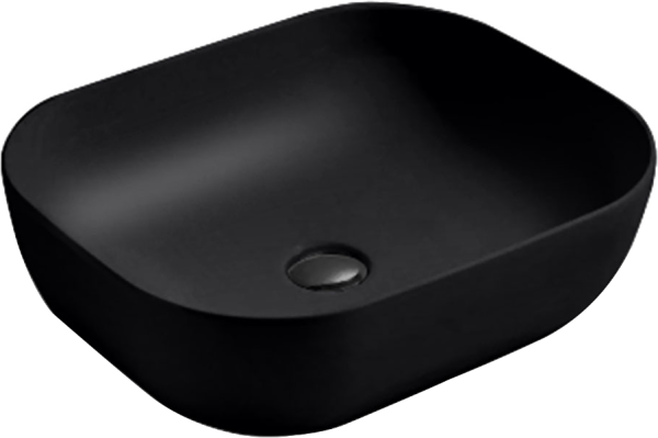 Накладная раковина Vincea VBS-101MB 50 матовая черная