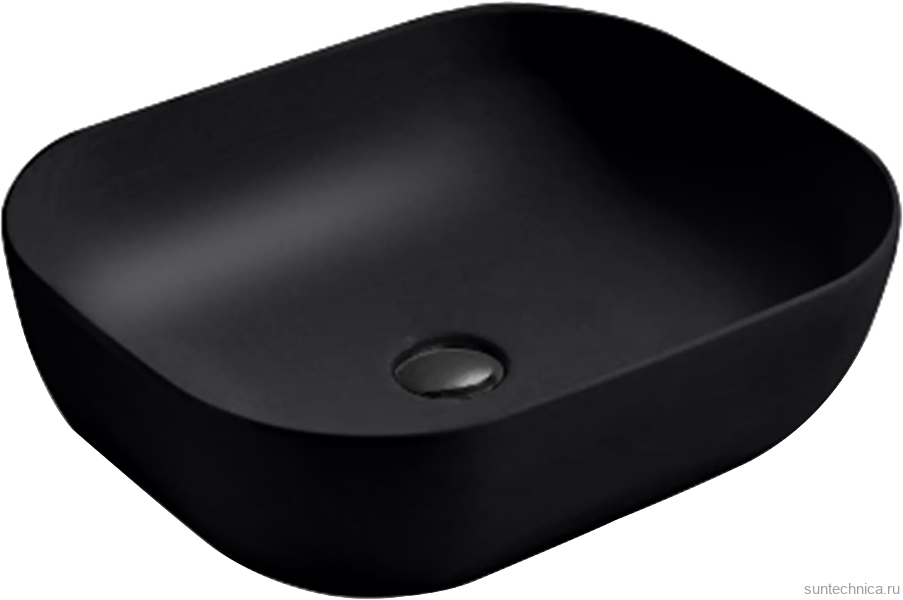 Накладная раковина Vincea VBS-101MB 50 матовая черная