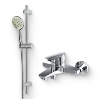 Душевой комплект Смеситель AM.PM Gem F90A10000 + Гарнитур F0190100