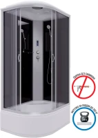 Душевая кабина Niagara Classic NG-2510-14RP 120х80 см, с пультом управления и FM-радио