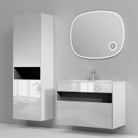 Тумба с раковиной AM.PM Func 100 белый глянец Тумба с раковиной AM.PM Func 100 белый глянец