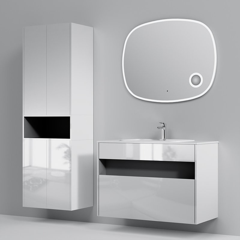 Тумба с раковиной AM.PM Func 100 белый глянец