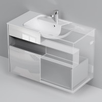 Тумба с раковиной AM.PM Func 100 белый глянец Тумба с раковиной AM.PM Func 100 белый глянец