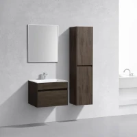 Тумба с раковиной Vincea Chiara 60 темный дуб