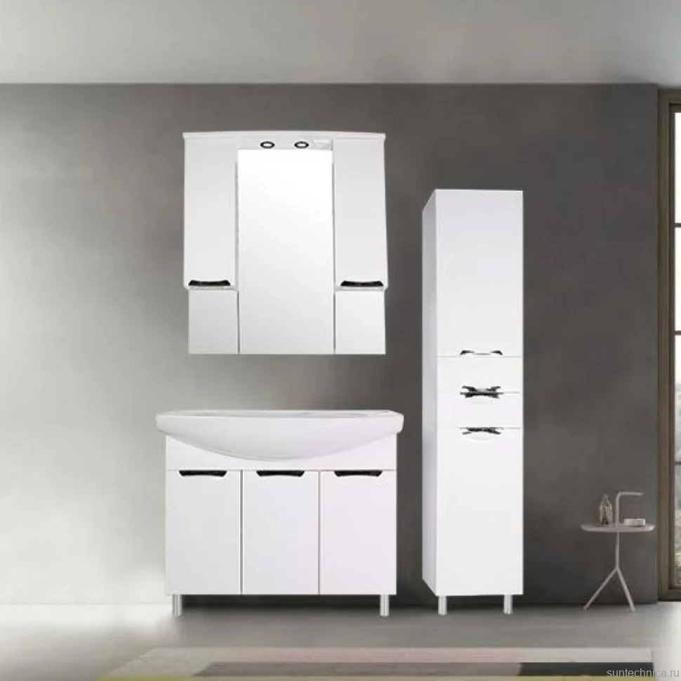 Мебель для ванной комнаты ASB-Mebel Мессина 100 с дверками