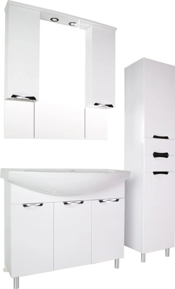 Мебель для ванной комнаты ASB-Mebel Мессина 100 с дверками