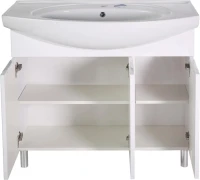 Мебель для ванной комнаты ASB-Mebel Мессина 100 с дверками Мебель для ванной комнаты ASB-Mebel Мессина 100 с дверками