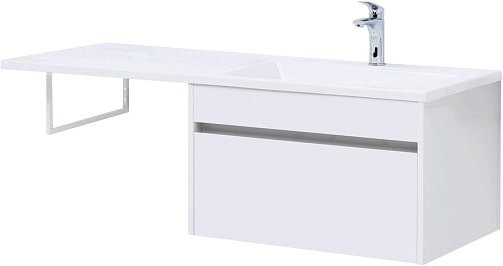 Тумба с раковиной Aquanet Токио 68 1 ящик R
