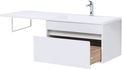 Тумба с раковиной Aquanet Токио 68 1 ящик R