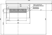 Тумба с раковиной Aquanet Токио 68 1 ящик R