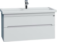 Тумба с раковиной СаНта Лондон 100 подвесная, 2 ящика