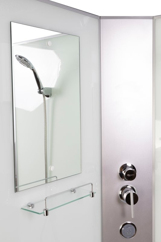 Душевая кабина Niagara Classic NG-3302-14BKTG 100х100 см, без крыши, с гидромассажем и тропическим душем