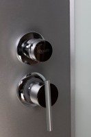 Душевая кабина Niagara Classic NG-3302-14BKTG 100х100 см, без крыши, с гидромассажем и тропическим душем