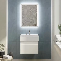Зеркало KERAMA MARAZZI Tecno 60 с подсветкой, с часами