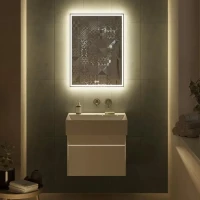 Зеркало KERAMA MARAZZI Tecno 60 с подсветкой, с часами