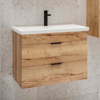 Тумба с раковиной Grossman Форта 70 дуб галифакс