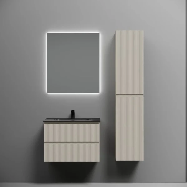 Мебель для ванной комнаты Sancos Snob T 70 beige soft, раковина CN7007MB