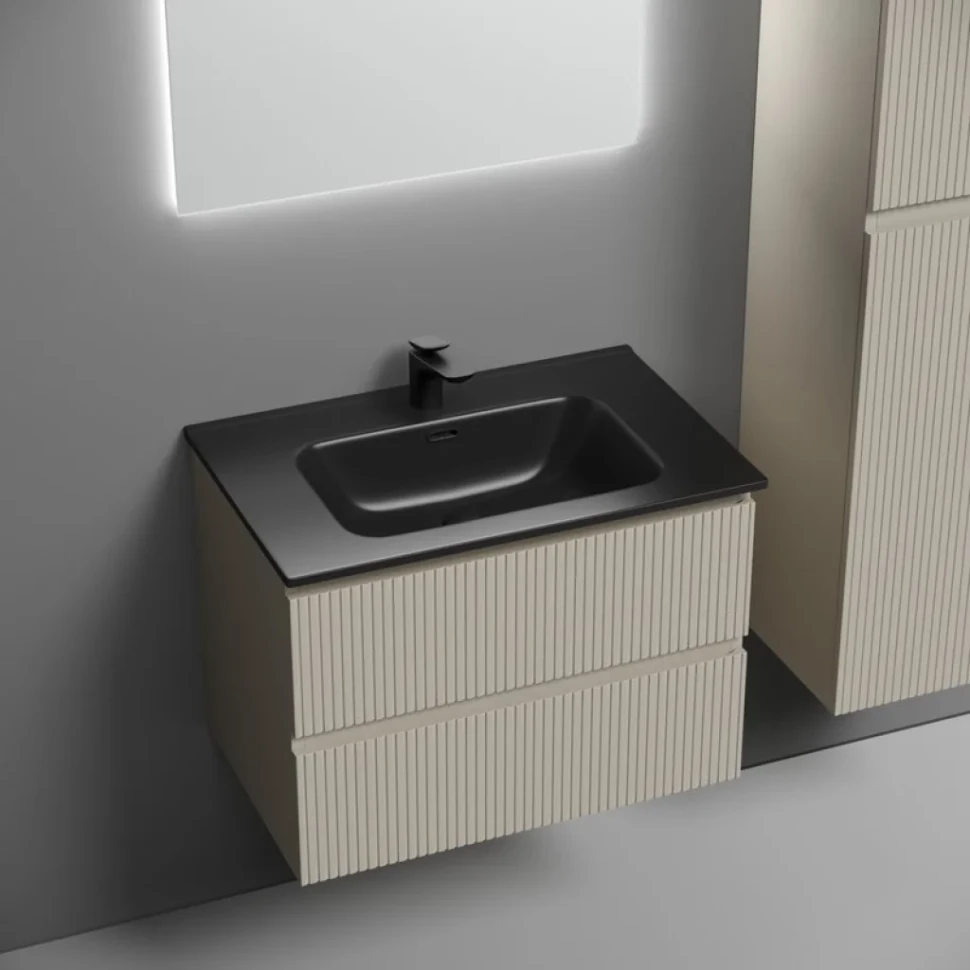 Мебель для ванной комнаты Sancos Snob T 70 beige soft, раковина CN7007MB