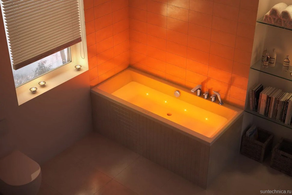 Акриловая ванна Excellent Pryzmat 150x75 см, встраиваемая, белая, с каркасом