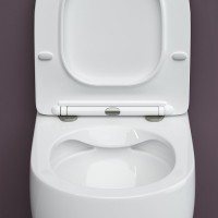 Комплект Унитаз подвесной Ceramicanova Play CN3001 безободковый, с микролифтом + Инсталляция Envision CN1002M + Кнопка Fla, матовый хром