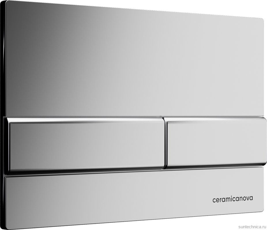 Комплект Унитаз подвесной Ceramicanova Play CN3001 безободковый, с микролифтом + Инсталляция Envision CN1002M + Кнопка Fla, матовый хром