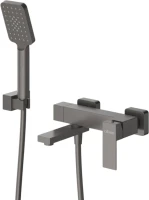 Смеситель для ванны с душем Cezares Slider SLIDER-VD-GM оружейная сталь Смеситель для ванны с душем Cezares Slider SLIDER-VD-GM оружейная сталь