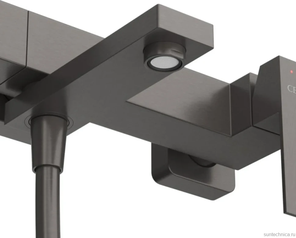 Смеситель для ванны с душем Cezares Slider SLIDER-VD-GM оружейная сталь